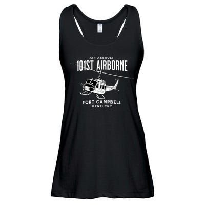 101st Airborne Air Assault Helicopter Fort Campbell Kentucky Ladies Essential Flowy Tank