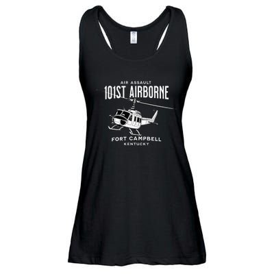 101st Airborne Air Assault Helicopter Fort Campbell Kentucky Ladies Essential Flowy Tank