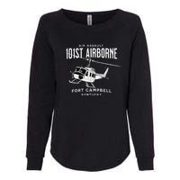 101st Airborne Air Assault Helicopter Fort Campbell Kentucky Womens California Wash Sweatshirt