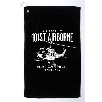 101st Airborne Air Assault Helicopter Fort Campbell Kentucky Golf Towel