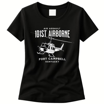 101st Airborne Air Assault Helicopter Fort Campbell Kentucky Womens T-Shirt
