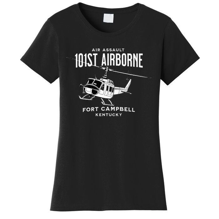 101st Airborne Air Assault Helicopter Fort Campbell Kentucky Women's T-Shirt