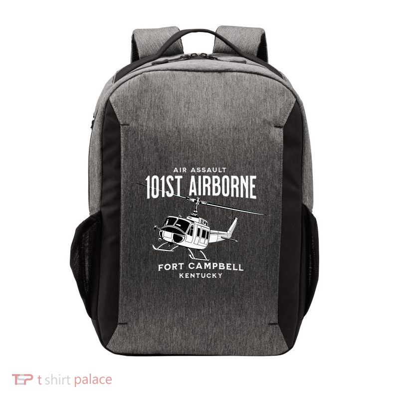 101st Airborne Air Assault Helicopter Fort Campbell Kentucky Vector Backpack