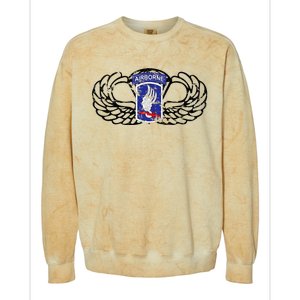 173rd Airborne Brigade Jumpwings Colorblast Crewneck Sweatshirt