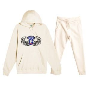 173rd Airborne Brigade Jumpwings Premium Hooded Sweatsuit Set