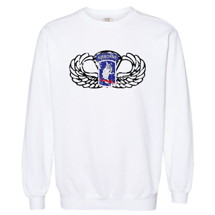 173rd Airborne Brigade Jumpwings Garment-Dyed Sweatshirt