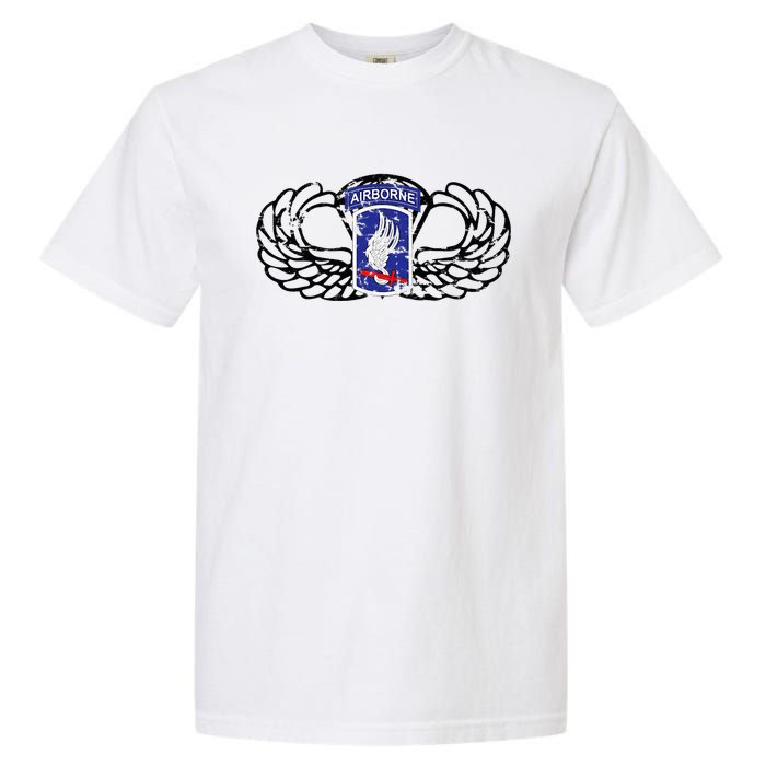 173rd Airborne Brigade Jumpwings Garment-Dyed Heavyweight T-Shirt