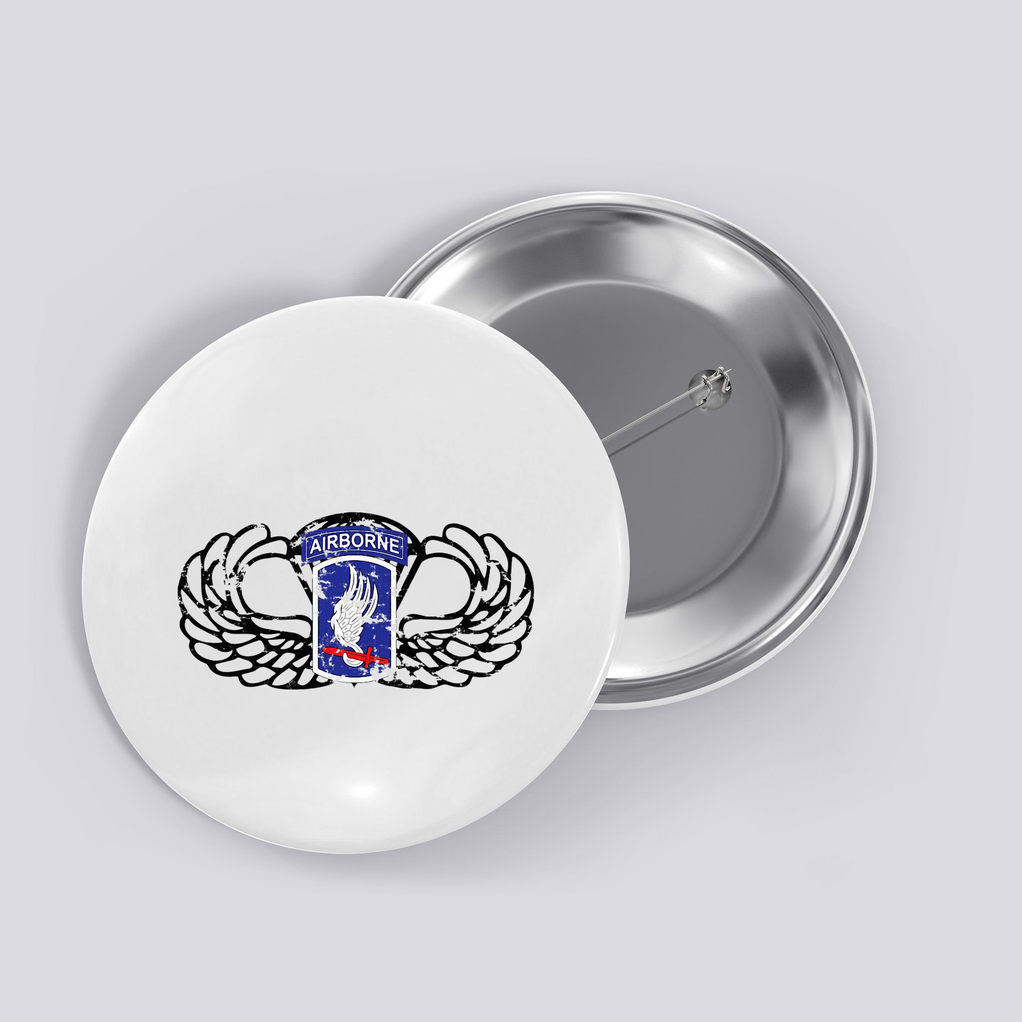 173rd Airborne Brigade Jumpwings Button