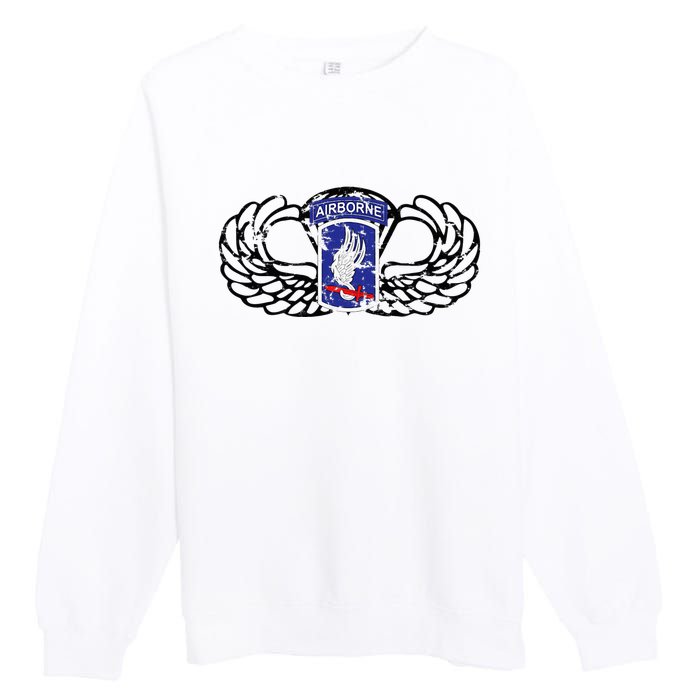 173rd Airborne Brigade Jumpwings Premium Crewneck Sweatshirt