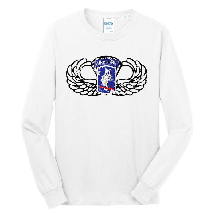 173rd Airborne Brigade Jumpwings Tall Long Sleeve T-Shirt