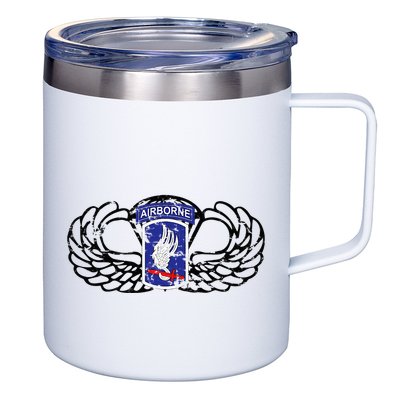 173rd Airborne Brigade Jumpwings 12oz Stainless Steel Coffee Mug