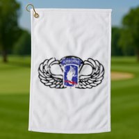 173rd Airborne Brigade Jumpwings Golf Towel