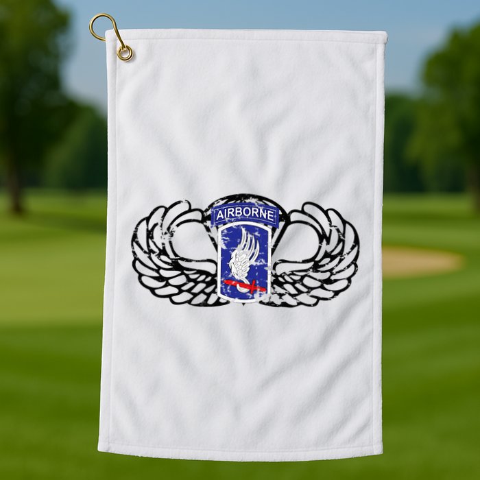 173rd Airborne Brigade Jumpwings Golf Towel