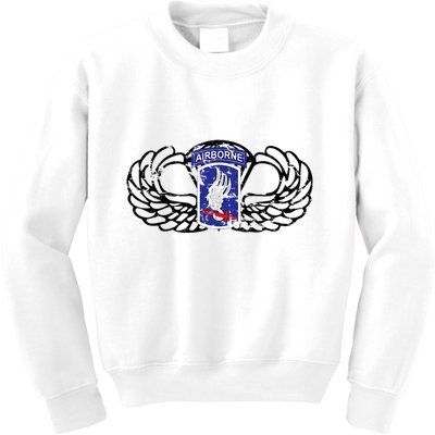 173rd Airborne Brigade Jumpwings Kids Sweatshirt