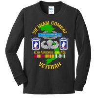 173rd Airborne Brigade Meaningful Gift Vietnam Combat Veteran Kids Long Sleeve Shirt