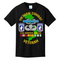 173rd Airborne Brigade Meaningful Gift Vietnam Combat Veteran Kids T-Shirt