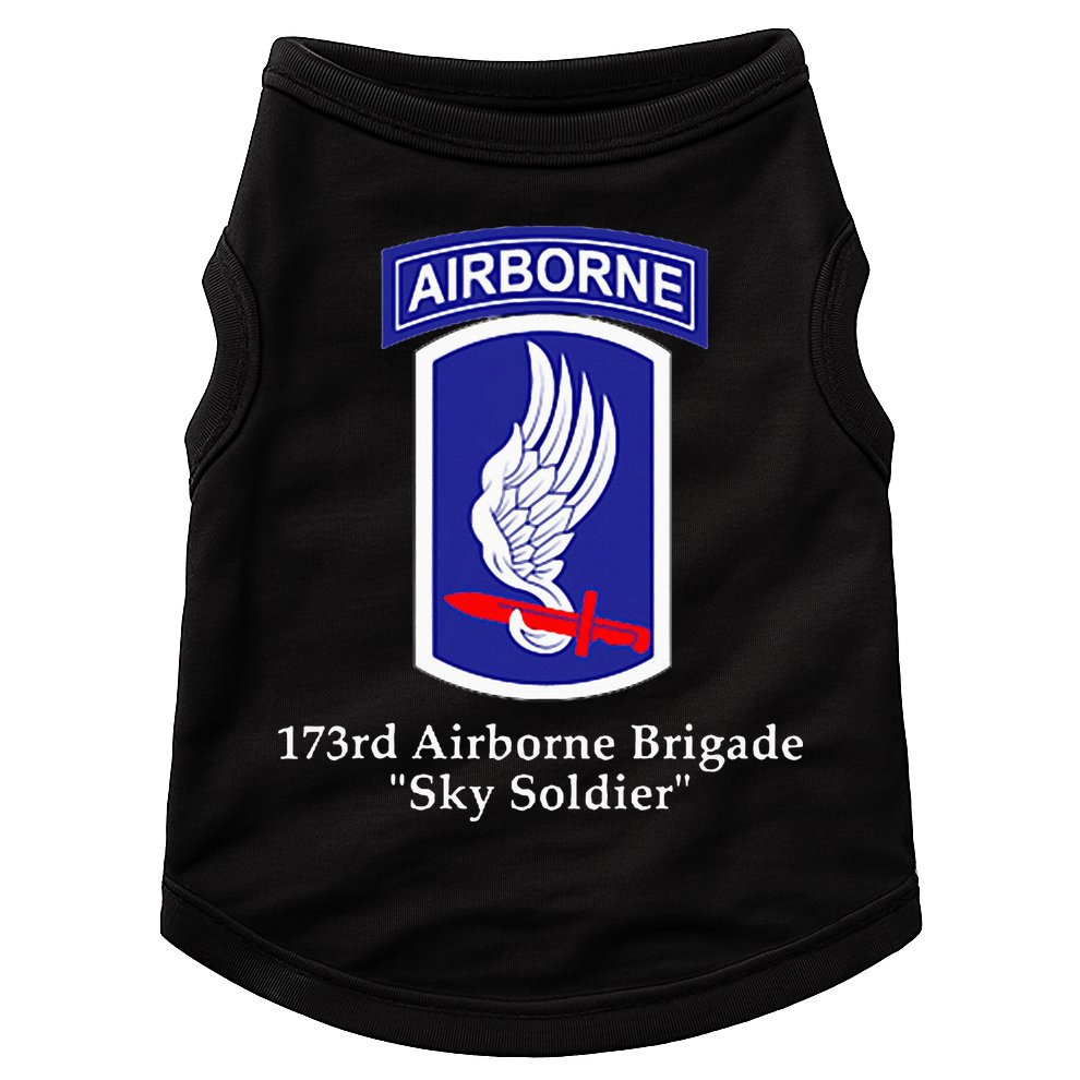 173rd Airborne Brigade Sky Soldier U.S. Army Full Color Doggie Tank