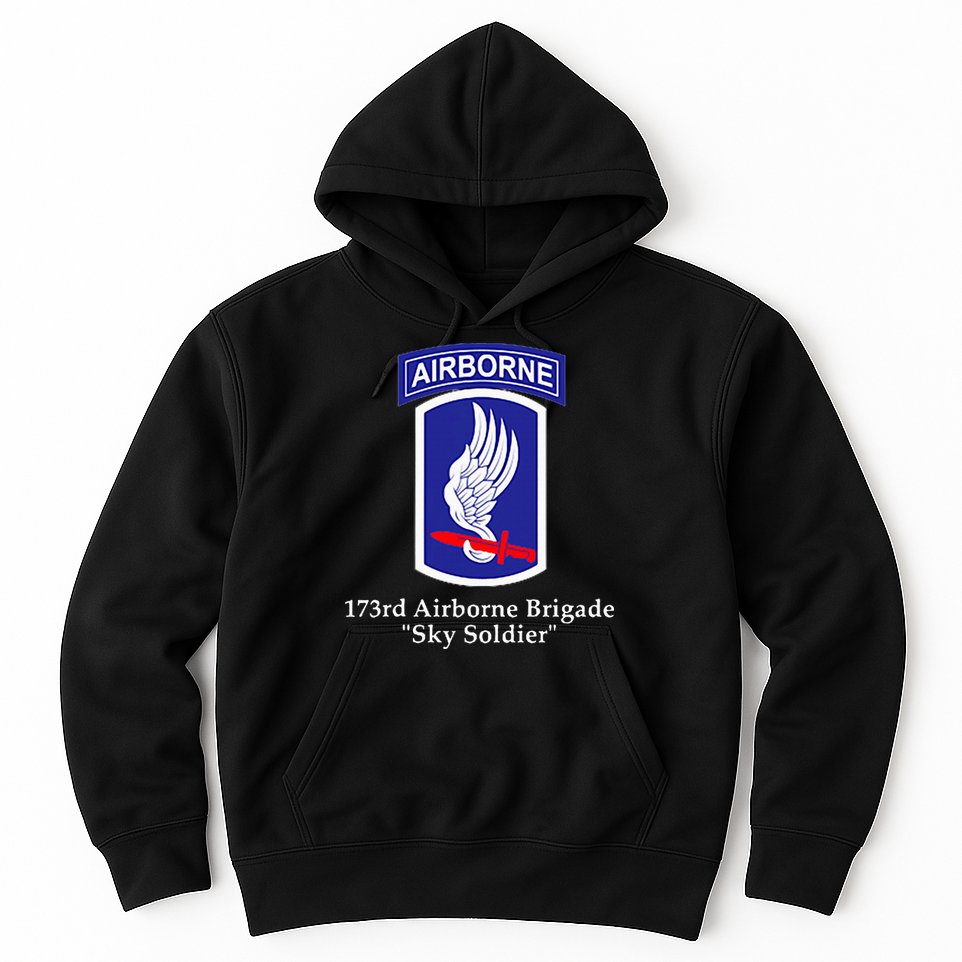 173rd Airborne Brigade Sky Soldier U.S. Army Full Color Hoodie