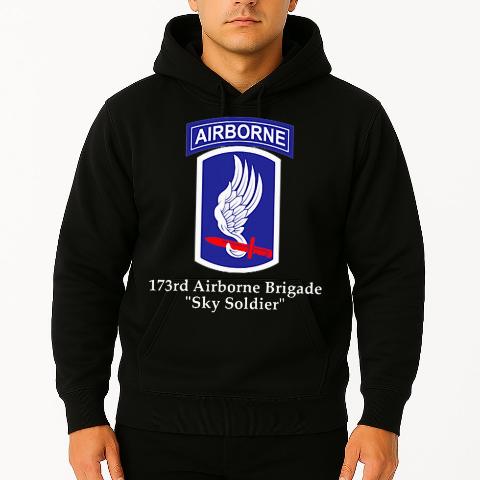 173rd Airborne Brigade Sky Soldier U.S. Army Full Color Hoodie