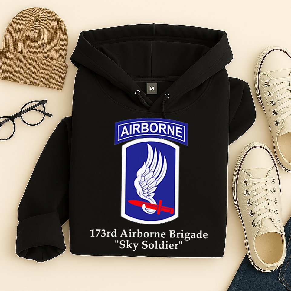 173rd Airborne Brigade Sky Soldier U.S. Army Full Color Hoodie