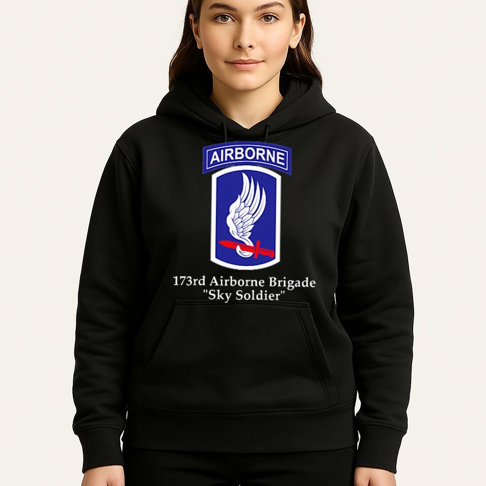 173rd Airborne Brigade Sky Soldier U.S. Army Full Color Hoodie