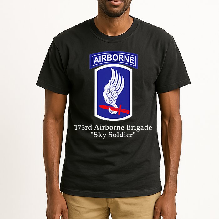 173rd Airborne Brigade Sky Soldier U.S. Army Full Color Tall T-Shirt