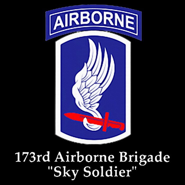 173rd Airborne Brigade Sky Soldier U.S. Army Full Color Tall T-Shirt