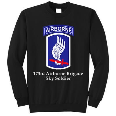 173rd Airborne Brigade Sky Soldier U.S. Army Full Color Tall Sweatshirt