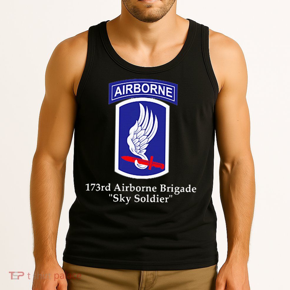 173rd Airborne Brigade Sky Soldier U.S. Army Full Color Tank Top
