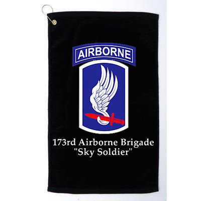 173rd Airborne Brigade Sky Soldier U.S. Army Full Color Golf Towel