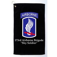 173rd Airborne Brigade Sky Soldier U.S. Army Full Color Golf Towel