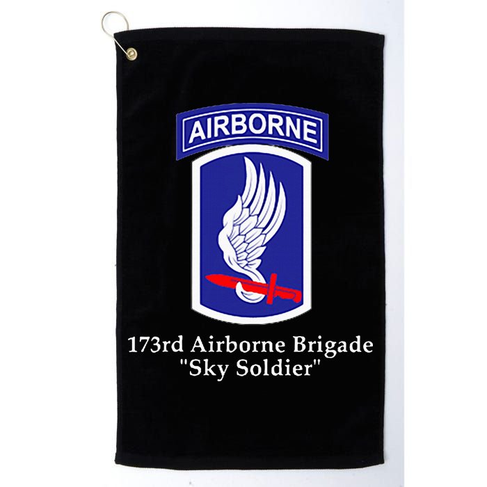 173rd Airborne Brigade Sky Soldier U.S. Army Full Color Golf Towel