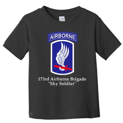 173rd Airborne Brigade Sky Soldier U.S. Army Full Color Toddler T-Shirt