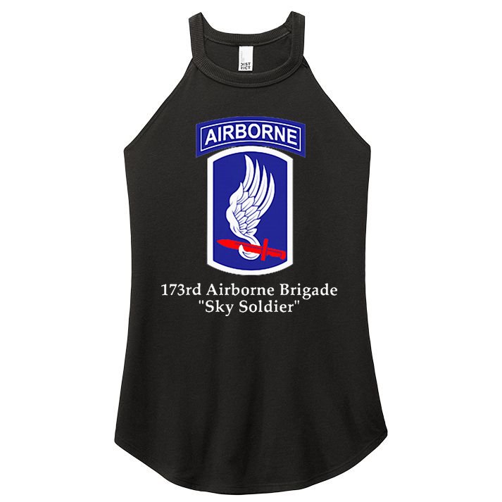 173rd Airborne Brigade Sky Soldier U.S. Army Full Color Women's Perfect Tri Rocker Tank