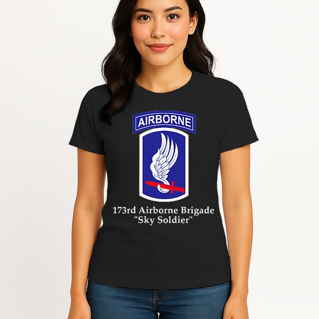 173rd Airborne Brigade Sky Soldier U.S. Army Full Color Womens T-Shirt