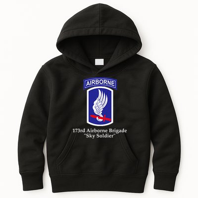 173rd Airborne Brigade Sky Soldier U.S. Army Full Color Kids Hoodie