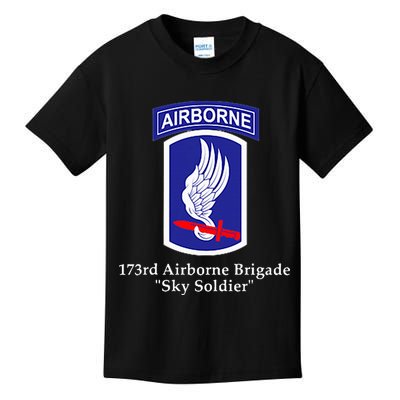 173rd Airborne Brigade Sky Soldier U.S. Army Full Color Kids T-Shirt