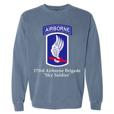 173rd Airborne Brigade Sky Soldier U.S. Army Full Color Garment-Dyed Sweatshirt
