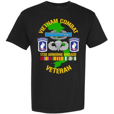 173rd Airborne Brigade Meaningful Gift Vietnam Combat Veteran Great Gift Garment-Dyed Heavyweight T-Shirt
