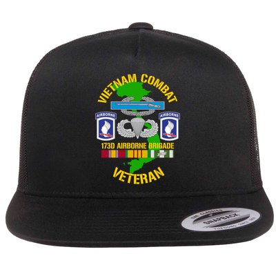173rd Airborne Brigade Meaningful Gift Vietnam Combat Veteran Great Gift Flatbill Hat