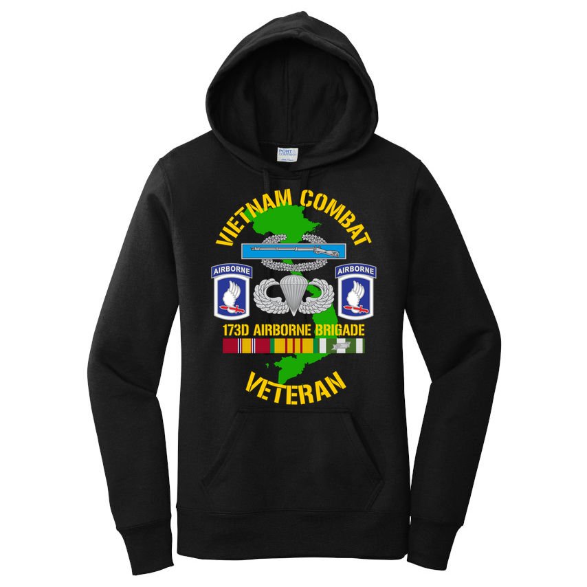 173rd Airborne Brigade Meaningful Gift Vietnam Combat Veteran Great Gift Women's Pullover Hoodie
