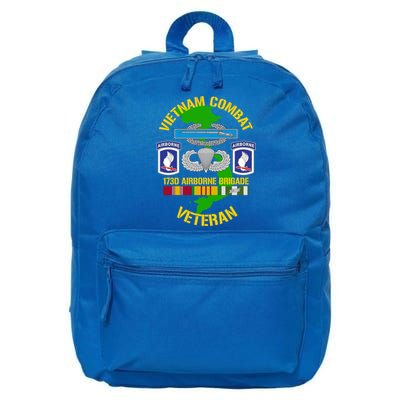 173rd Airborne Brigade Meaningful Gift Vietnam Combat Veteran Great Gift 16 in Basic Backpack
