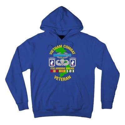 173rd Airborne Brigade Meaningful Gift Vietnam Combat Veteran Great Gift Tall Hoodie