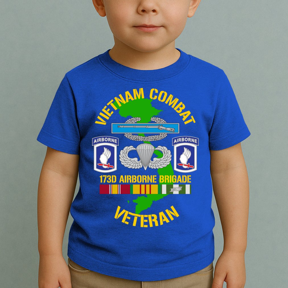 173rd Airborne Brigade Meaningful Gift Vietnam Combat Veteran Great Gift Toddler T-Shirt
