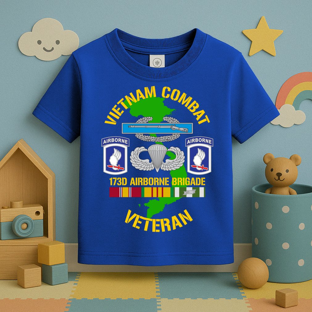 173rd Airborne Brigade Meaningful Gift Vietnam Combat Veteran Great Gift Toddler T-Shirt