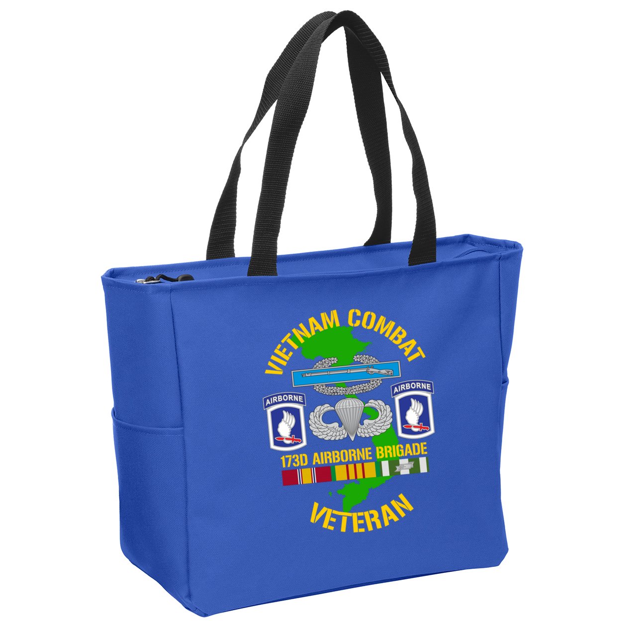 173rd Airborne Brigade Meaningful Gift Vietnam Combat Veteran Great Gift Zip Tote Bag