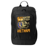 1st Aviation Brigade Vietnam Veteran Pilot  Door Gunner City Backpack