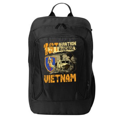 1st Aviation Brigade Vietnam Veteran Pilot  Door Gunner City Backpack