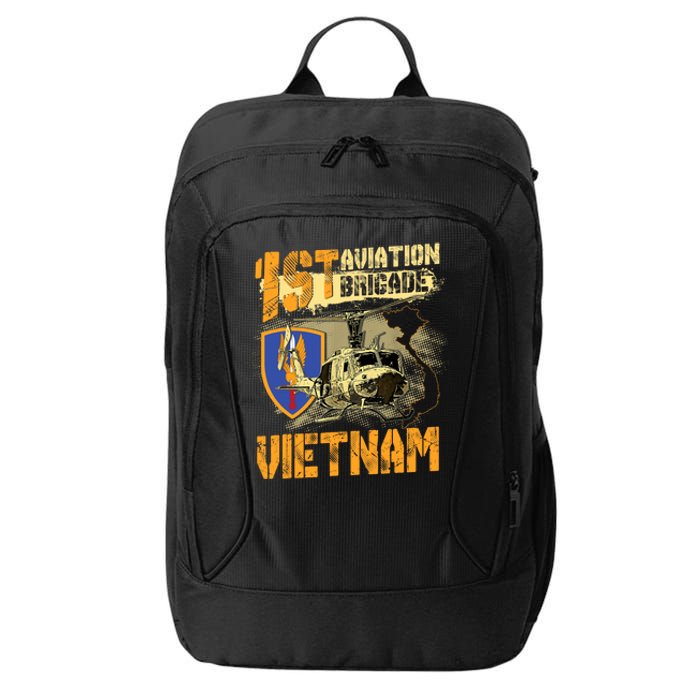 1st Aviation Brigade Vietnam Veteran Pilot  Door Gunner City Backpack