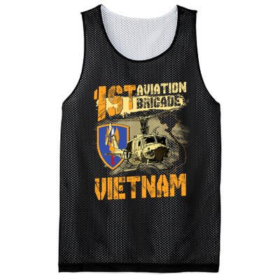 1st Aviation Brigade Vietnam Veteran Pilot  Door Gunner Mesh Reversible Basketball Jersey Tank